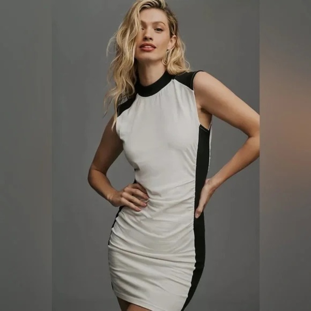 Anthropologie | By Anthropologie Colorblock Mini Dress Size Large